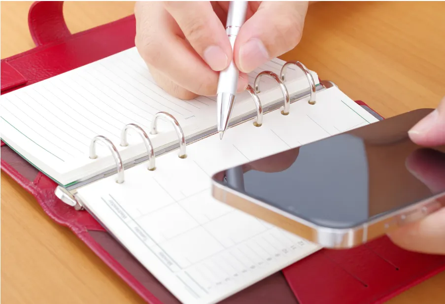 人事との面談を予約